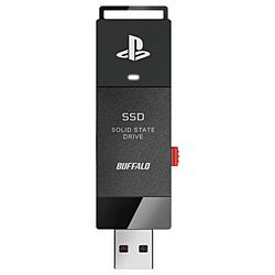 BUFFALO SSD-SAO2.0U3-B 外付けSSD USB-A接続 PlayStation5/4公式ライセンス(Mac/Windows11対応)