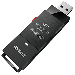 BUFFALO SSD-SCH250U3-BA 外付けSSD USB-C+USB-A接続 PC・TV両対応、PS5対応(Chrome/Android/iOS/Mac/Windows11対応) ブラック