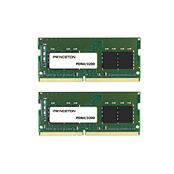 Princeton PDN4/3200-8GX2 [SODIMM DDR4 PC4-25600 8GB 2枚組]