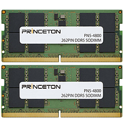 Princeton PN5-4800-32GX2 [SODIMM DDR5 PC5-38400 32GB 2枚組]