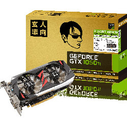 玄人志向 NVIDIA GeForce GTX 1050 Ti搭載 PCI-Express GF-GTX1050Ti-4GB/OC/DF