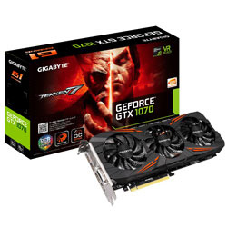 GIGABYTE NVIDIA GEFORCE GTX 1070 搭載 GV-N1070G1-8GD/TEKKEN7