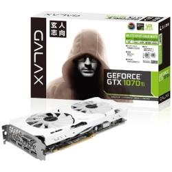 玄人志向 NVIDIA GeForce GTX 1070 Ti搭載 PCI-Express GALAKURO GK-GTX1070Ti-E8GB/WHITE