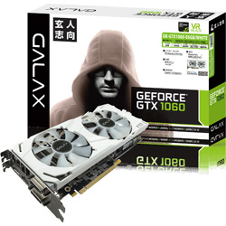 玄人志向 NVIDIA GeForce GTX 1060搭載 PCI-Express GALAKURO GK-GTX1060-E6GB/WHITEC1［6GB/GeForce GTXシリーズ］