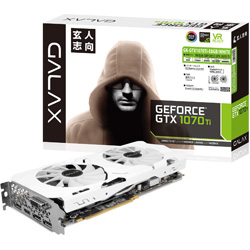 玄人志向 NVIDIA GeForce GTX 1070 Ti搭載 PCI-Express GALAKURO GK-GTX1070Ti-E8GB/WHITEC1［8GB/GeForce GTXシリーズ］