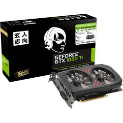 玄人志向 GeForce GTX 1050 Ti NVIDIA GeForce GTX 1050Ti 4GB デュアルファン 搭載 モデル 玄人志向