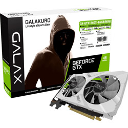 玄人志向 GeForce GTX 1660 Ti GALAKURO NVIDIA GeForce GTX 1660Ti デュアルファン搭載 ショート基盤 モデル 玄人志向 GK-GTX1660Ti-E6GB/MINI