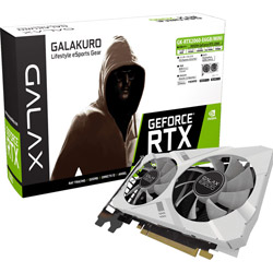 玄人志向 GALAKURO NVIDIA GeForce RTX 2060 デュアルファン 搭載 ショート基盤 モデル 玄人志向