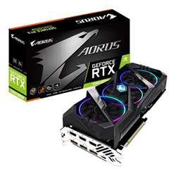 GIGABYTE AORUS NVIDIA RTX 2080 Super 搭載 WINDFORCE STACK 3X 100mm ファン モデル GV-N208SAORUS-8GC