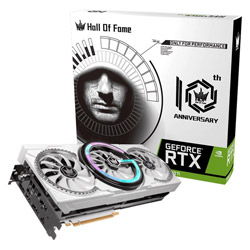 玄人志向 GeForce RTX 2080 Ti GALAKURO NVIDIA GeForce RTX 2080Ti搭載 HOFシリーズ 10周年記念 限定モデル GALAKURO GK-RTX2080Ti-HOF 10th AE