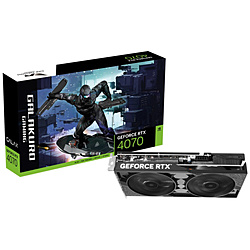 玄人志向 GeForce RTX 4070 GG-RTX4070-E12GB/DF
