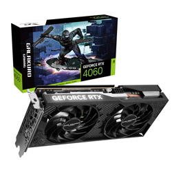 玄人志向 GeForce RTX 4060 GG-RTX4060-E8GB/OC/DF