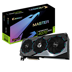 GIGABYTE AORUS GeForce RTX 4070 SUPER MASTER 12G (GV-N407SAORUS M-12GD)
