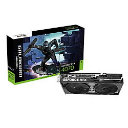 玄人志向 GALAKURO GAMING NVIDIA GeForce RTX 4070 GG-RTX4070-E12GB/DF2