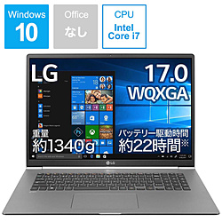 LG ノートパソコン gram ダークシルバー 17Z990-VA76J [17.0型 /Windows10 Home /intel Core i7 /メモリ:8GB /SSD:512GB /無し /2019年2月モデル]