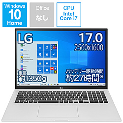 LG ノートパソコン gram クオーツシルバー 17Z90P-KA79J [17.0型 /Windows10 Home /intel Core i7 /メモリ:16GB /SSD:1TB /無し /2021年2月モデル]