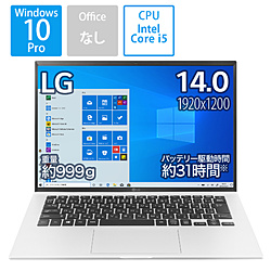 LG ノートパソコン gram クオーツシルバー 14Z95P-NP56J [14.0型 /Windows10 Pro /intel Core i5 /メモリ:16GB /SSD:256GB /無し /日本語版キーボード /2022年3月モデル]