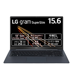 LG ノートパソコン gram SuperSlim ネプチューンブルー 15Z90RT-MA53J [15.6型 /Windows11 Home /intel Core i5 /メモリ:16GB /SSD:256GB /無し /英語版キーボード /2023年9月モデル]