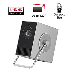 LG 4K対応ミニマルプロジェクター HU710PB