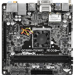ASRock Mini ITXマザーボード [オンボード(AMD FT3 Kabini A4-5000)・DDR3] QC5000-ITX/WIFI