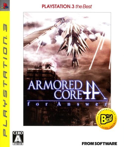 ARMORED CORE for Answer PlayStation3 the Best