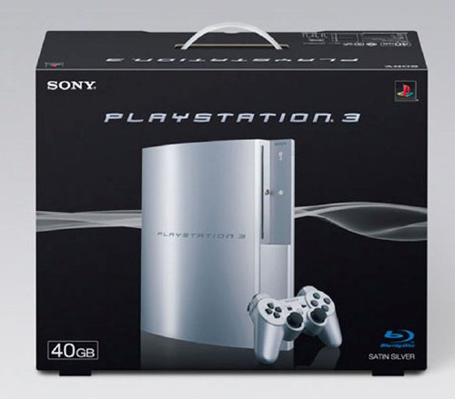 PlayStation3 HDD 40GB CECH-H00SS サテン・シルバー
