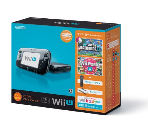 Wii U すぐに遊べるファミリープレミアムセット (クロ) (同梱版)