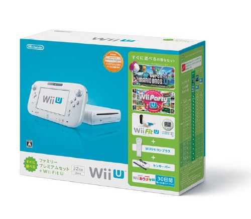 Wii U すぐに遊べるファミリープレミアムセット+Wii Fit U (シロ) (限定同梱版)