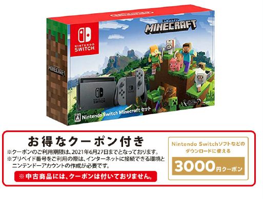 Nintendo Switch Minecraftセット