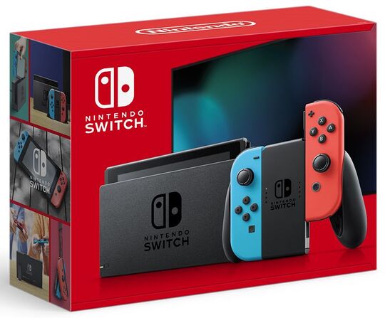 Nintendo Switch Joy-Con(L) ネオンブルー/(R) ネオンレッド KABAH