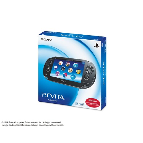 PlayStation Vita 3G/Wi-Fiモデル PCH-1100AA01 クリスタル・ブラック (初回版)