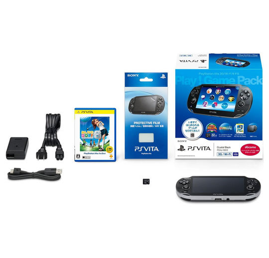 PlayStation Vita 3G/Wi-Fiモデル Play!Game Pack (ソフトの付属は無し)