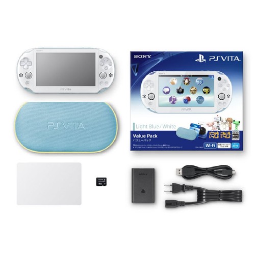 PlayStation Vita Value Pack PCHJ-10013 ライトブルー/ホワイト (限定版)