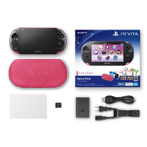PlayStation Vita Value Pack PCHJ-10015 ピンク/ブラック (限定版)