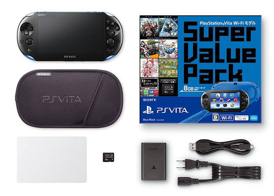 PlayStation Vita Super Value Pack Wi-Fiモデル PCHJ-10018 レッド/ブラック (付属品の付属は無し)