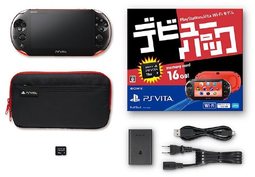 PlayStation Vita デビューパック Wi-Fiモデル レッド/ブラック (限定版)