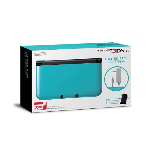 ニンテンドー3DS LL LIMITED PACK ターコイズ×ブラック (限定版)