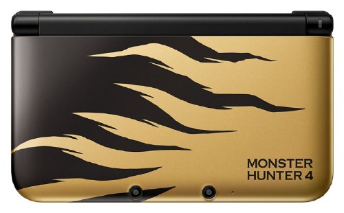 ニンテンドー3DS LL MONSTER HUNTER 4 ラージャンゴールド (限定版)