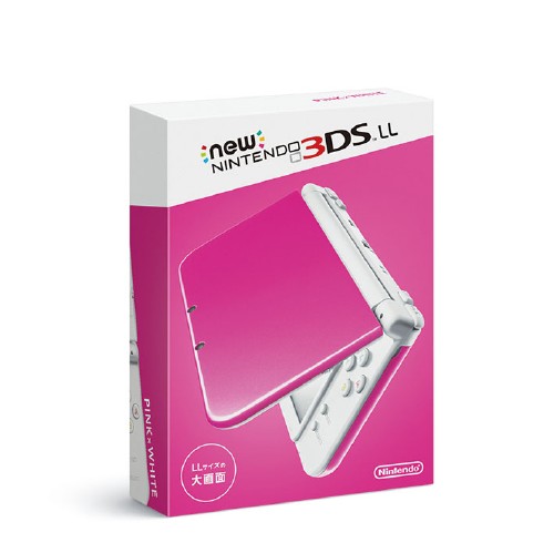Newニンテンドー3DS LL ピンク×ホワイト