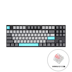 VARMILO Moonlight VEM87 ANSI(サクラ軸V2・英語配列) グレー vm-vem87-a023-sakura