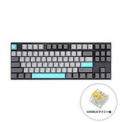 VARMILO Moonlight VEM87 ANSI(デイジー軸V2・英語配列) グレー vm-vem87-a023-daisy