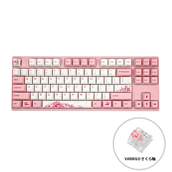 VARMILO Sakura R2 ANSI 87(サクラ軸V2・英語配列) ピンク vm-vem87-a027-sakura