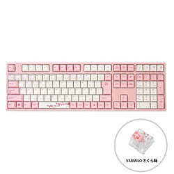 VARMILO 113 Sakura JIS(サクラ軸V2) ピンク vm-vem113-a042-sakura