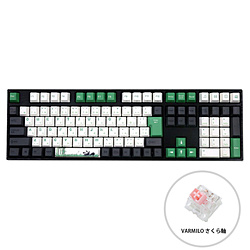 VARMILO Panda R2 VEM113 JIS(サクラ軸V2) グリーン vm-vem113-a029-sakura