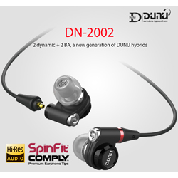 DUNU-TOPSOUND イヤホン カナル型 DUNU DN-2002 [φ3.5mm ミニプラグ /ハイレゾ対応]
