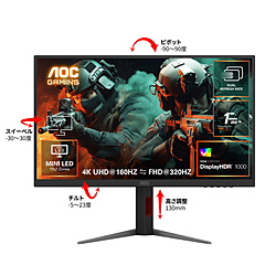 AOC U27G4XM/11 Black & Red