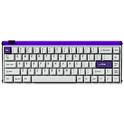 MelGeek MADE68(英語配列) ホワイト MADE68-ZG-0201