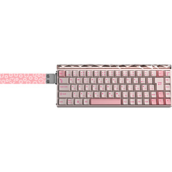 AULA Hero68J(Snow Magnetic Switch) Pink HERO68J-SJ-PK