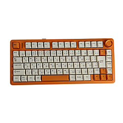 AULA F75J(Star Vector Switch) White Orange F75J-SV-WO