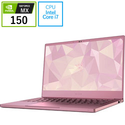 Razer RZ09-02812EQ1-R3U1 ゲーミングノートパソコン Blade Stealth 13 Quartz Pink [13.3型 /Windows10 Home /intel Core i7 /メモリ:16GB /Officeソフトなし /2019年4月モデル]